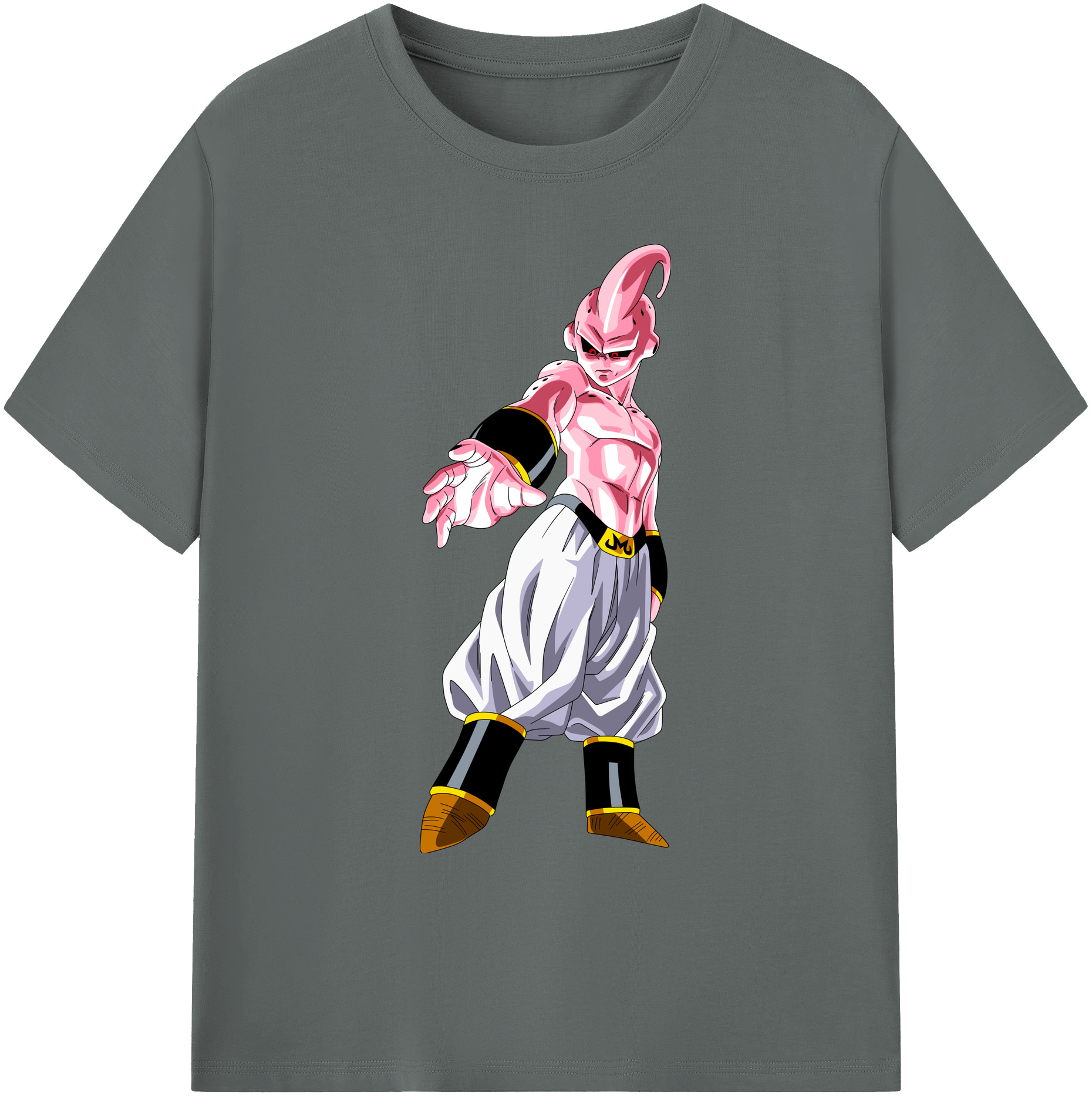 （画像用） ドラゴンボール 魔人ブウ DRAGON BALL Majin Buu 綿100％ メンズ半袖Tシャツ｜肌触りやわらか＆通気性